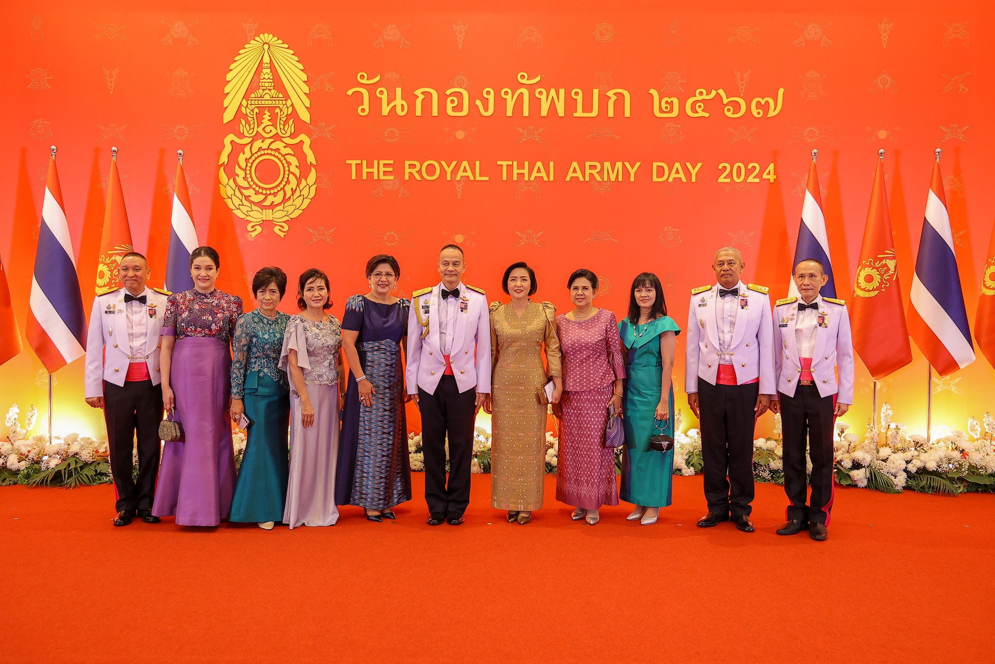 ๐๔๙ ปลัดกระทรวงกลาโหม และนายกสมาคมภริยาข้าราชการสำนักงานปลัดกระทรวงกลาโหม ร่วมงานเลี้ยงรับรองเนื่องในวันกองทัพบก ประจำปี ๒๕๖๗