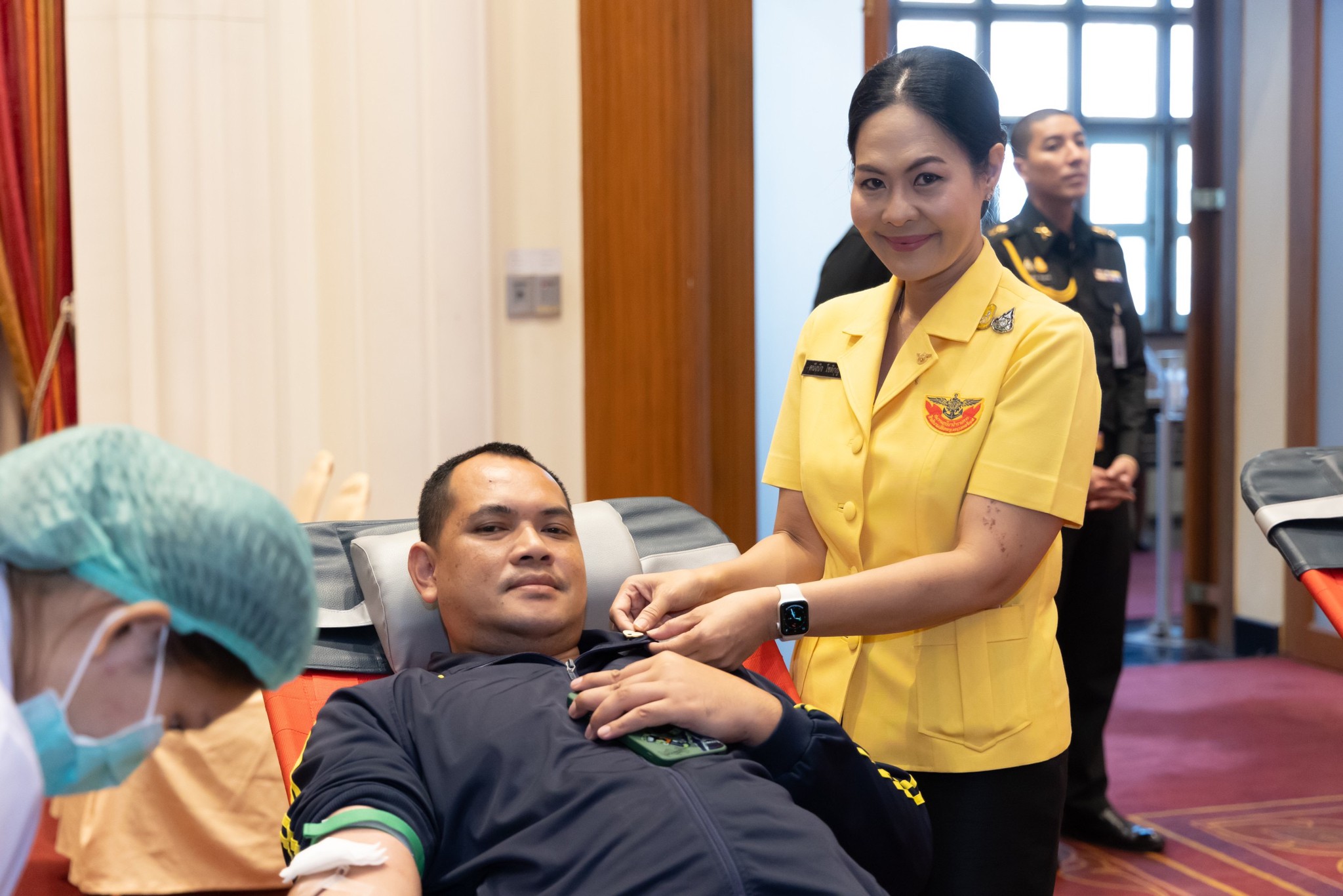 ๐๖๓ กิจกรรมบริจาคโลหิตถวายเป็นพระราชกุศล เนื่องในโอกาสวันคล้ายวันพระราชสมภพ สมเด็จพระกนิษฐาธิราชเจ้า กรมสมเด็จพระเทพรัตนราชสุดาฯ สยามบรมราชกุมารี (๒ เมษายน ๒๕๖๗)
