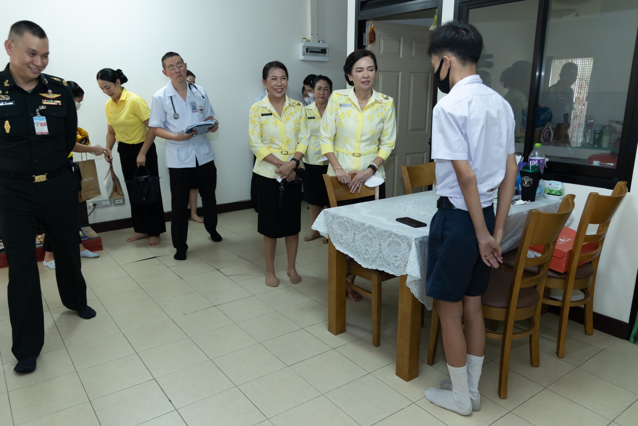 ๐๗๑ การตรวจเยี่ยมบุตรที่มีความต้องการพิเศษของกำลังพลในสังกัดสำนักงานปลัดกระทรวงกลาโหม