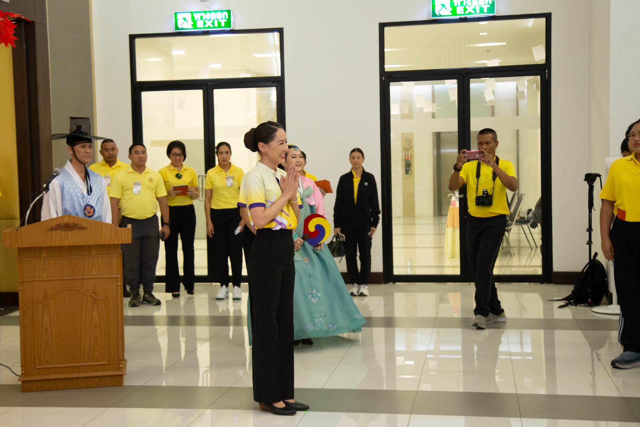 ๐๘๗ กิจกรรมอบรมหลักสูตรการทำอาหารเกาหลี