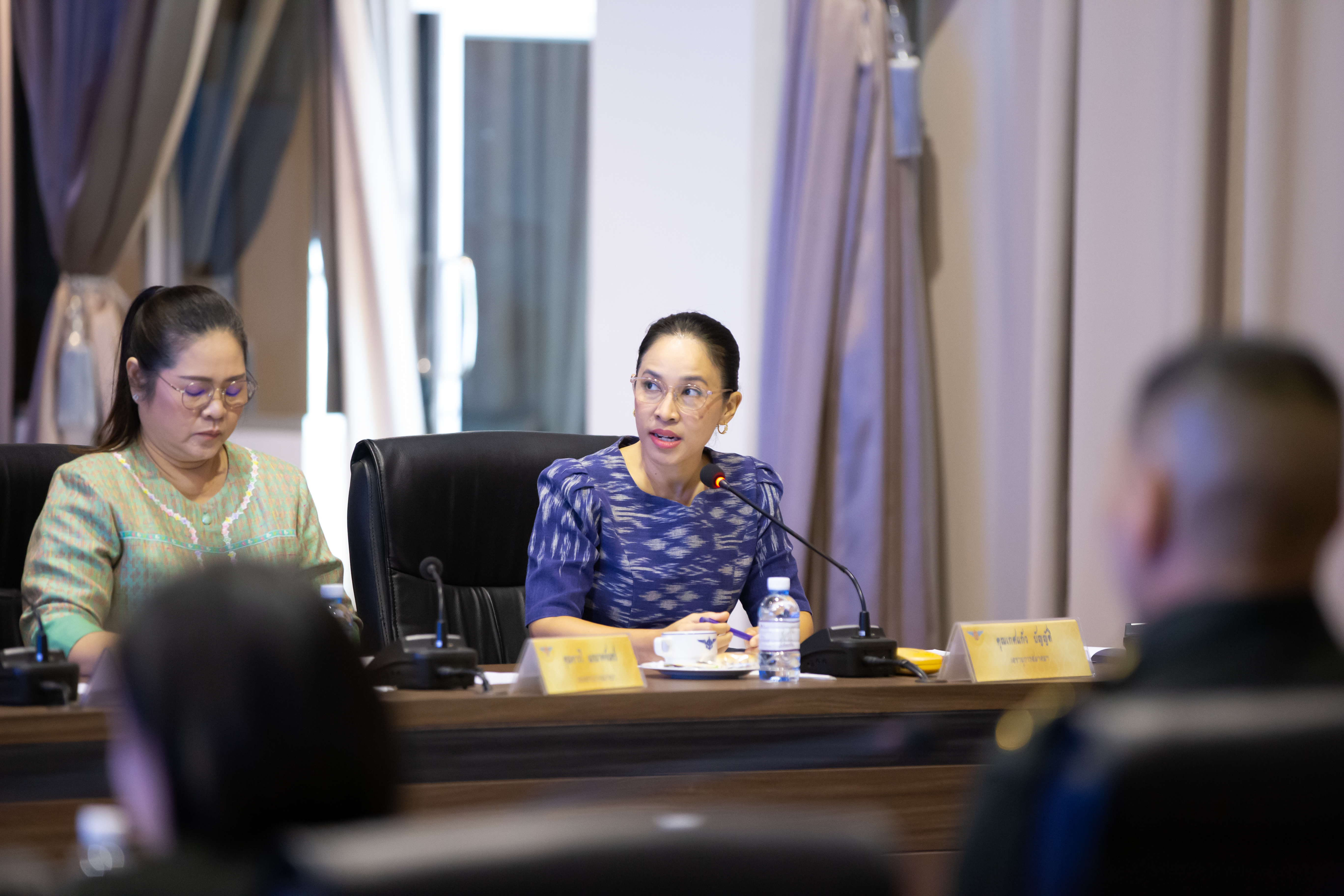 ๐๘ การประชุมเตรียมการจัดงานวันคล้ายวันสถาปนาสมาคมภริยาข้าราชการสำนักงานปลัดกระทรวงกลาโหม ครบรอบปีที่ ๓๔