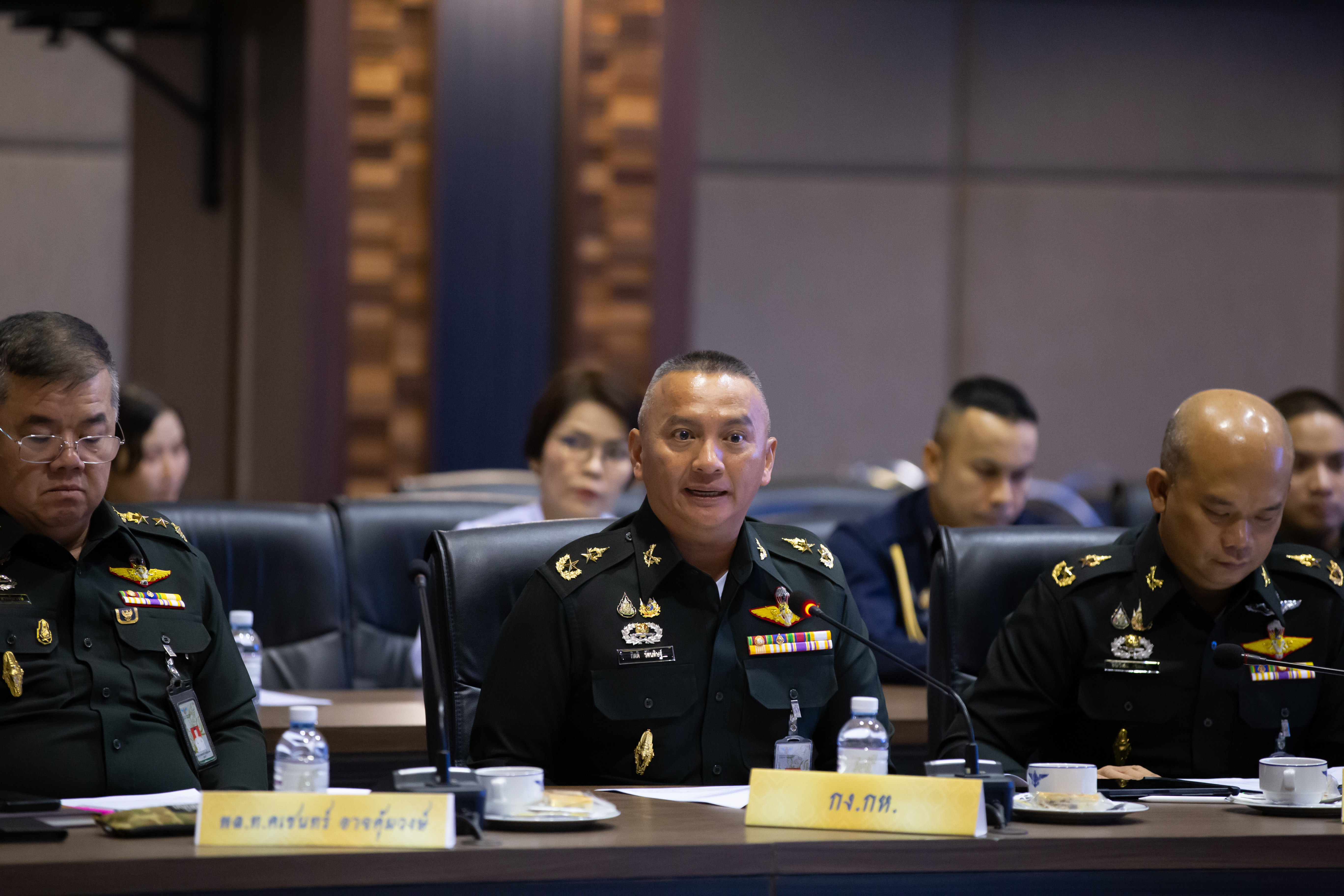 ๐๘ การประชุมเตรียมการจัดงานวันคล้ายวันสถาปนาสมาคมภริยาข้าราชการสำนักงานปลัดกระทรวงกลาโหม ครบรอบปีที่ ๓๔