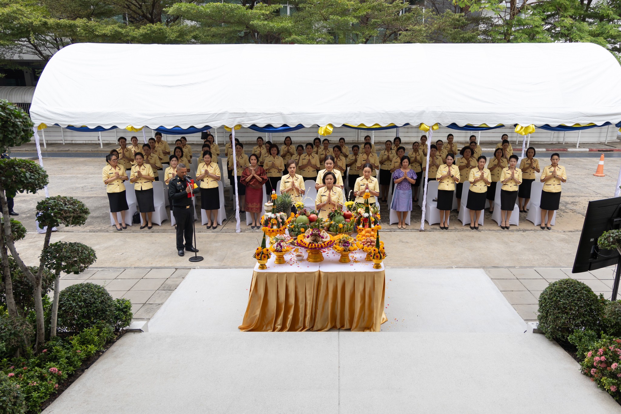 ๑๕ การจัดงานวันคล้ายวันสถาปนาสมาคมภริยาข้าราชการสำนักงานปลัดกระทรวงกลาโหม ครบรอบปีที่ ๓๔