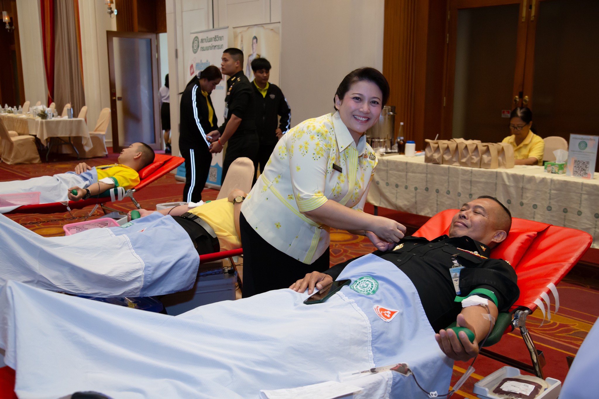 ๒๒ กิจกรรมบริจาคโลหิตถวายเป็นพระราชกุศล เนื่องในวันคล้ายวันพระบรมราชสมภพ พระบาทสมเด็จพระบรมชนกาธิเบศร มหาภูมิพลอดุลยเดชมหาราช บรมนาถบพิตร (๕ ธันวาคม ๒๕๖๗)