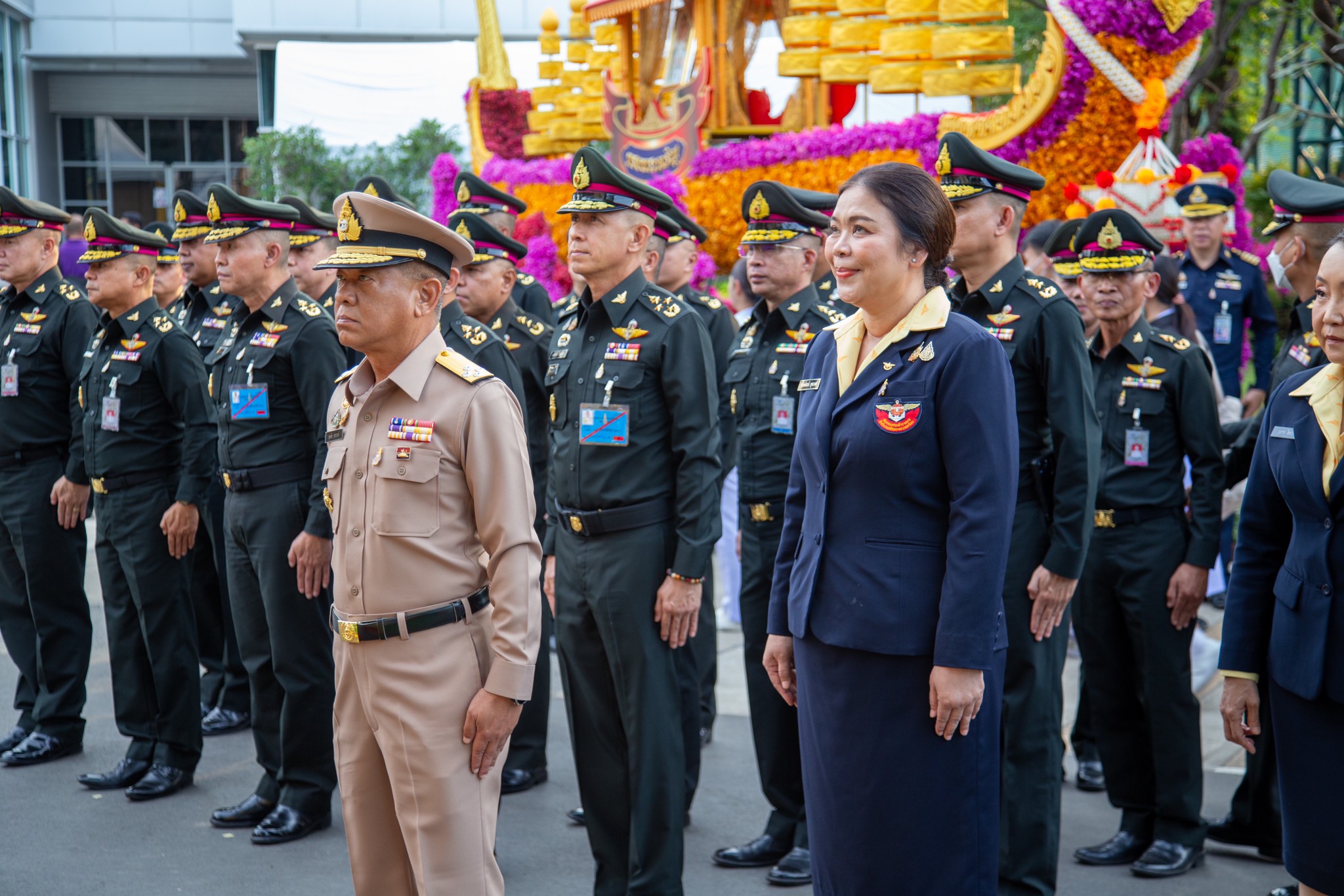 ๓๘ พิธีเปิดกรวยดอกไม้ถวายราชสักการะเบื้องหน้าพระบรมฉายาลักษณ์พระบาทสมเด็จพระเจ้าอยู่หัว งานกาชาดประจำปี ๒๕๖๗