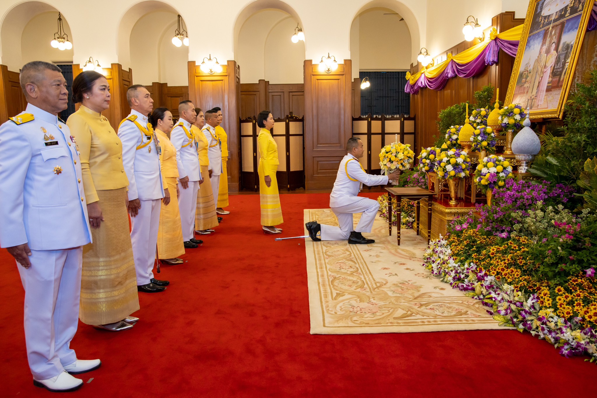 ๔๒ พิธีลงนามถวายพระพรชัยมงคล พระบาทสมเด็จพระเจ้าอยู่หัว และสมเด็จพระนางเจ้าฯ พระบรมราชินี เนื่องในโอกาสวันขึ้นปีใหม่ พุทธศักราช ๒๕๖๘