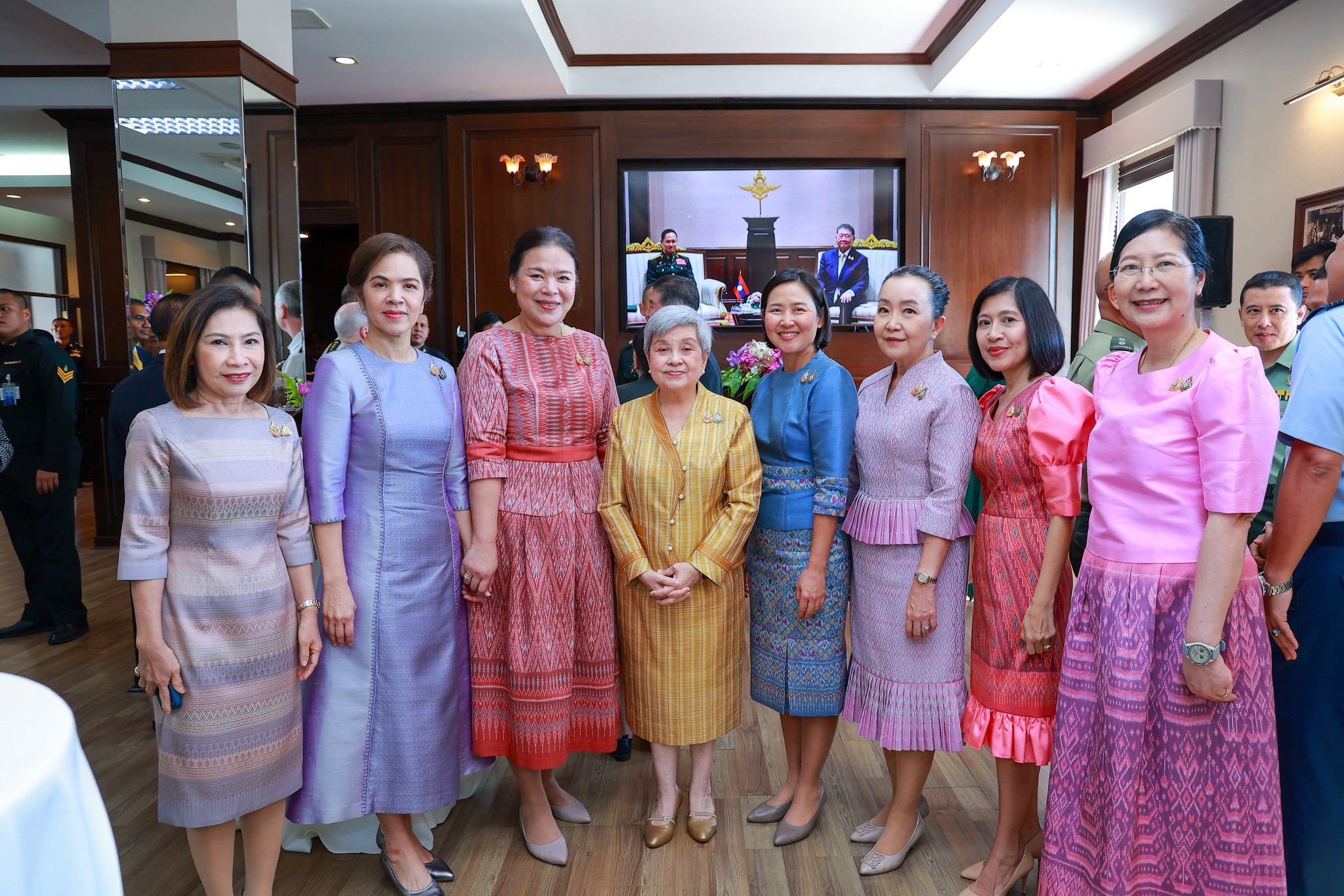๕๘ งานเลี้ยงรับรองคณะผู้ช่วยทูตทหารต่างประเทศ ประจำกรุงเทพฯ