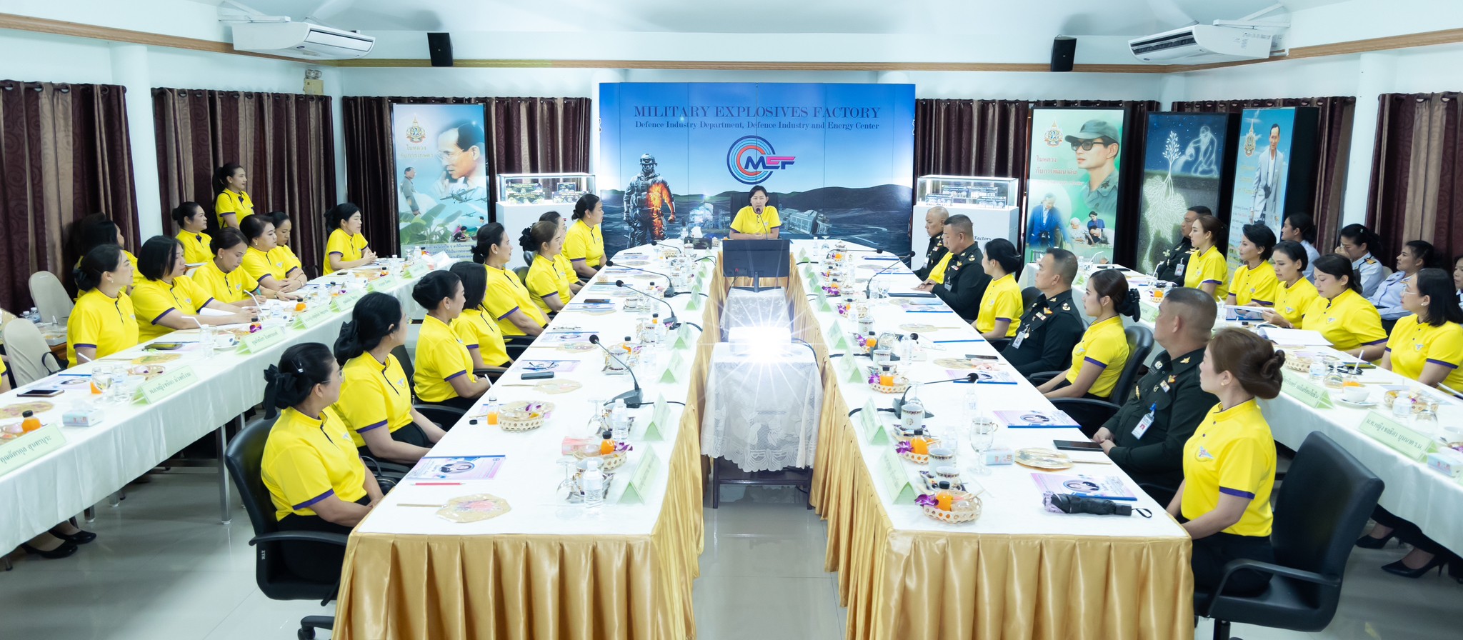 ๕๙ การตรวจเยี่ยมและติดตามความคืบหน้าการดำเนินงานโครงการของสมาคมภริยาข้าราชการสำนักงานปลัดกระทรวงกลาโหม