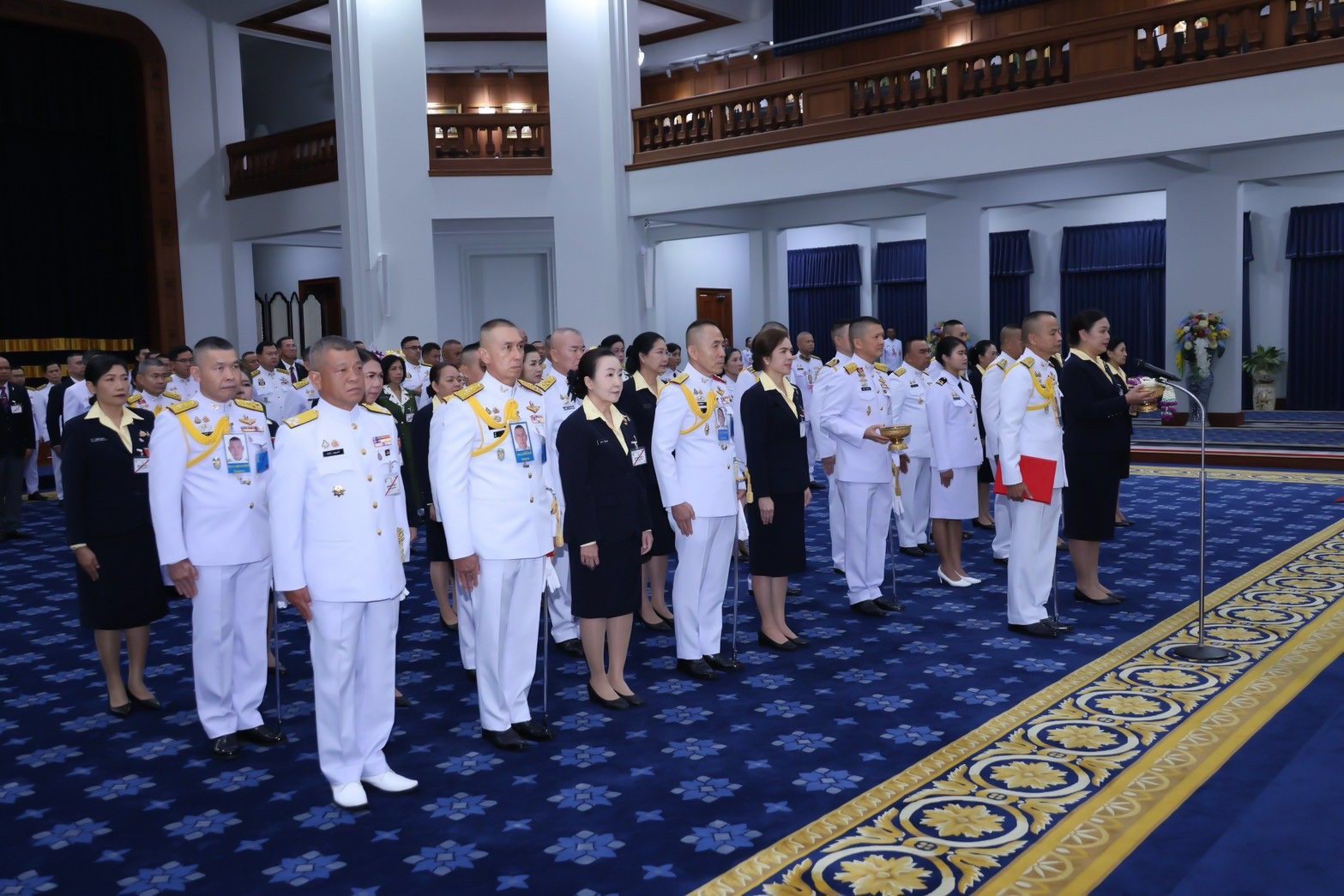 ๖๓ การเข้าเฝ้าฯ เพื่อน้อมเกล้าฯ ถวายพระพรชัยมงคล เนื่องในโอกาสวันคล้ายวันพระราชสมภพ สมเด็จพระกนิษฐาธิราชเจ้า กรมสมเด็จพระเทพรัตนราชสุดาฯ สยามบรมราชกุมารี (๒ เมษายน ๒๕๖๘)