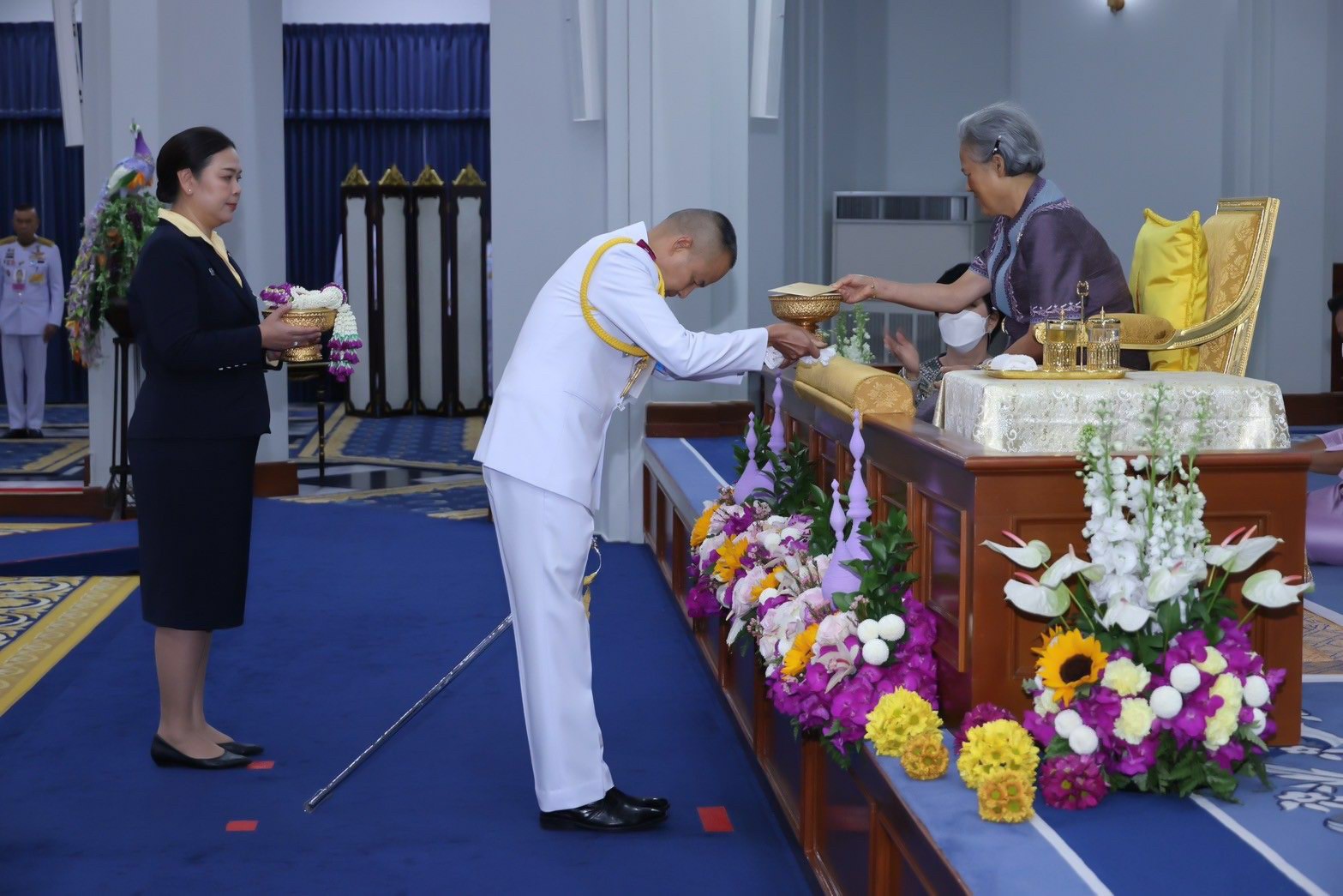 ๖๓ การเข้าเฝ้าฯ เพื่อน้อมเกล้าฯ ถวายพระพรชัยมงคล เนื่องในโอกาสวันคล้ายวันพระราชสมภพ สมเด็จพระกนิษฐาธิราชเจ้า กรมสมเด็จพระเทพรัตนราชสุดาฯ สยามบรมราชกุมารี (๒ เมษายน ๒๕๖๘)