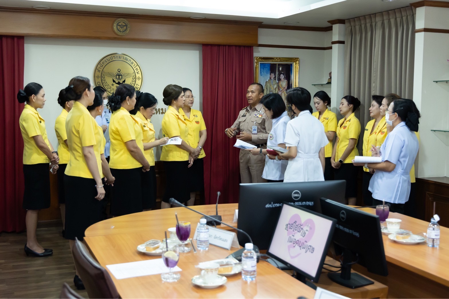 ๗๒ กิจกรรมตรวจเยี่ยมบุตรที่มีความต้องการพิเศษของกำลังพลสังกัดสำนักงานปลัดกระทรวงกลาโหม โดยโครงการสายใยรักษ์ เพื่อคนพิเศษ
