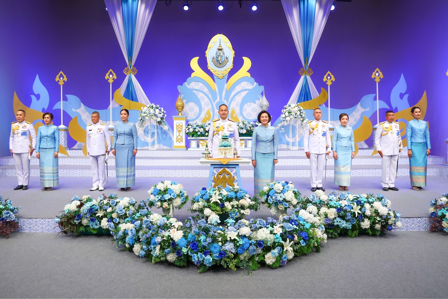 ๙๓ การบันทึกเทปโทรทัศน์อาเศียรวาทถวายพระพรขัยมงคล เนื่องในโอกาสวันเฉลิมพระชนมพรรษาสมเด็จพระนางเจ้...