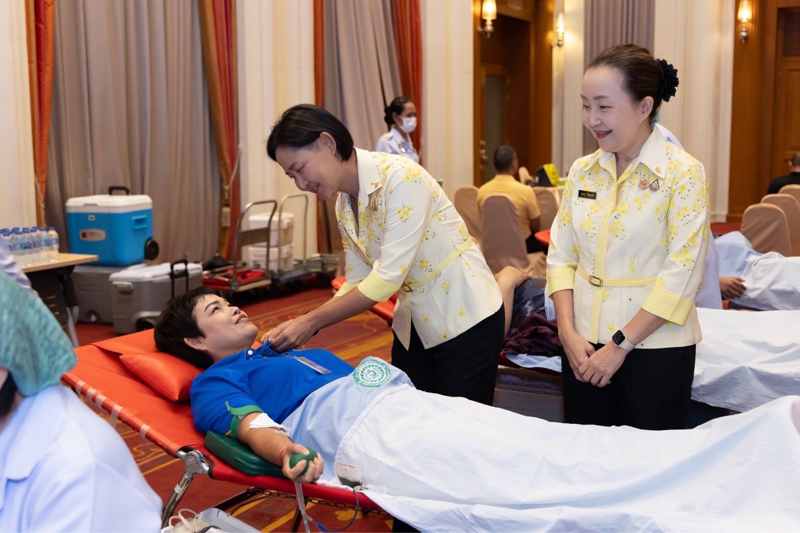 ๙๙ กิจกรรมบริจาคโลหิตถวายเป็นพระราชกุศล เนื่องในโอกาสวันเฉลิมพระชนมพรรษาสมเด็จพระนางเจ้าสิริกิติ์ พระบรมราชินีนาถ พระบรมราชชนนีพันปีหลวง ประจำปี ๒๕๖๘