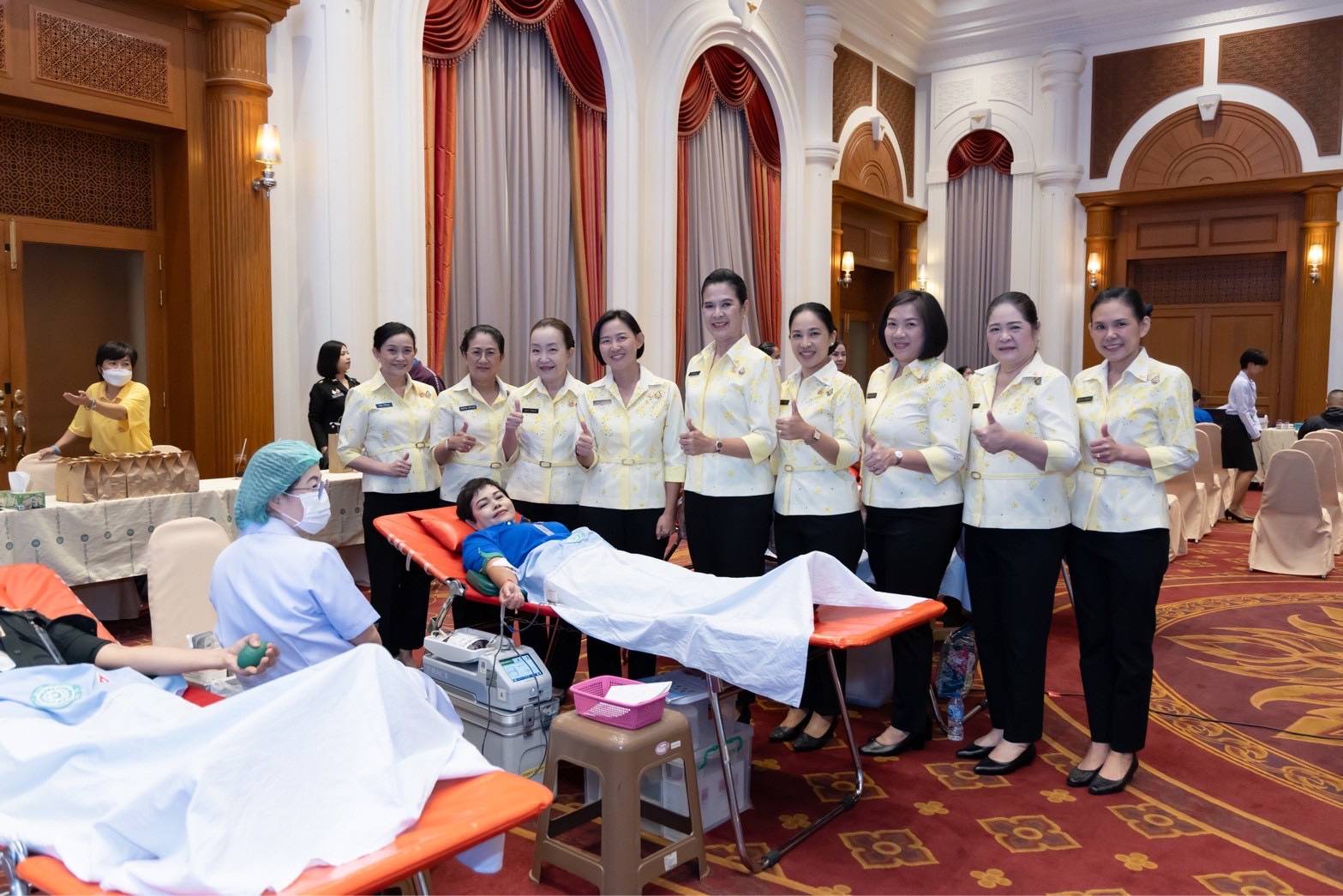 ๙๙ กิจกรรมบริจาคโลหิตถวายเป็นพระราชกุศล เนื่องในโอกาสวันเฉลิมพระชนมพรรษาสมเด็จพระนางเจ้าสิริกิติ์ พระบรมราชินีนาถ พระบรมราชชนนีพันปีหลวง ประจำปี ๒๕๖๘