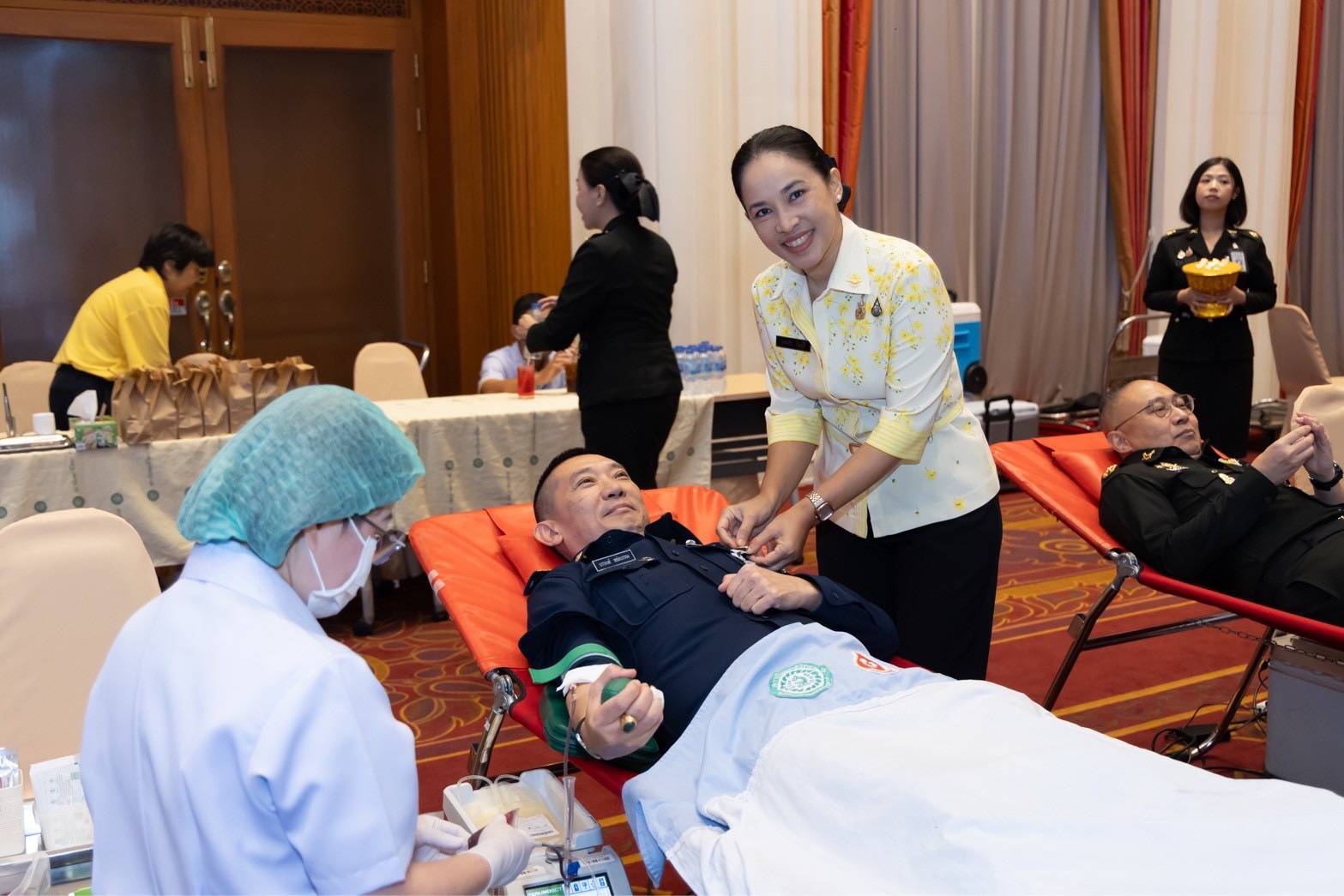 ๙๙ กิจกรรมบริจาคโลหิตถวายเป็นพระราชกุศล เนื่องในโอกาสวันเฉลิมพระชนมพรรษาสมเด็จพระนางเจ้าสิริกิติ์ พระบรมราชินีนาถ พระบรมราชชนนีพันปีหลวง ประจำปี ๒๕๖๘