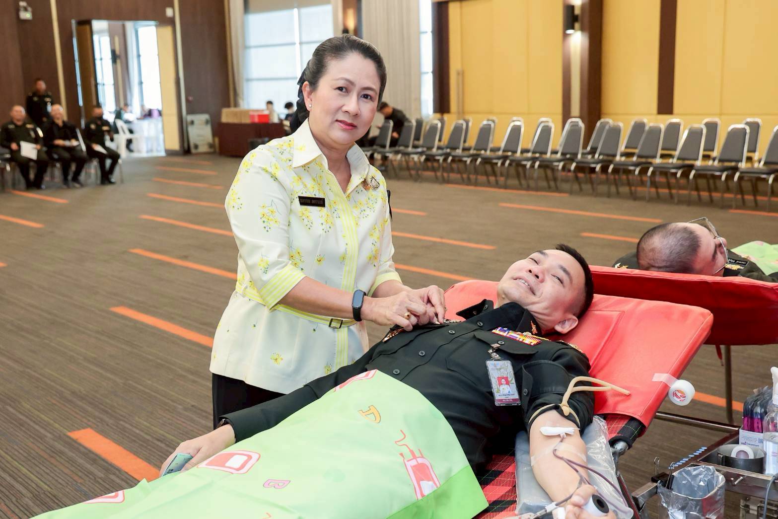๔๔ กิจกรรมบริจาคโลหิตถวายเป็นพระราชกุศลแด่พระบาทสมเด็จพระจุลจอมเกล้าเจ้าอยู่หัว ผู้ทรงพระราชทานกำเนิดกระทรวงกลาโหม เนื่องในวันคล้ายวันสถาปนากระทรวงกลาโหม ประจำปี ๒๕๖๙ ครบ ๑๓๙ ปี