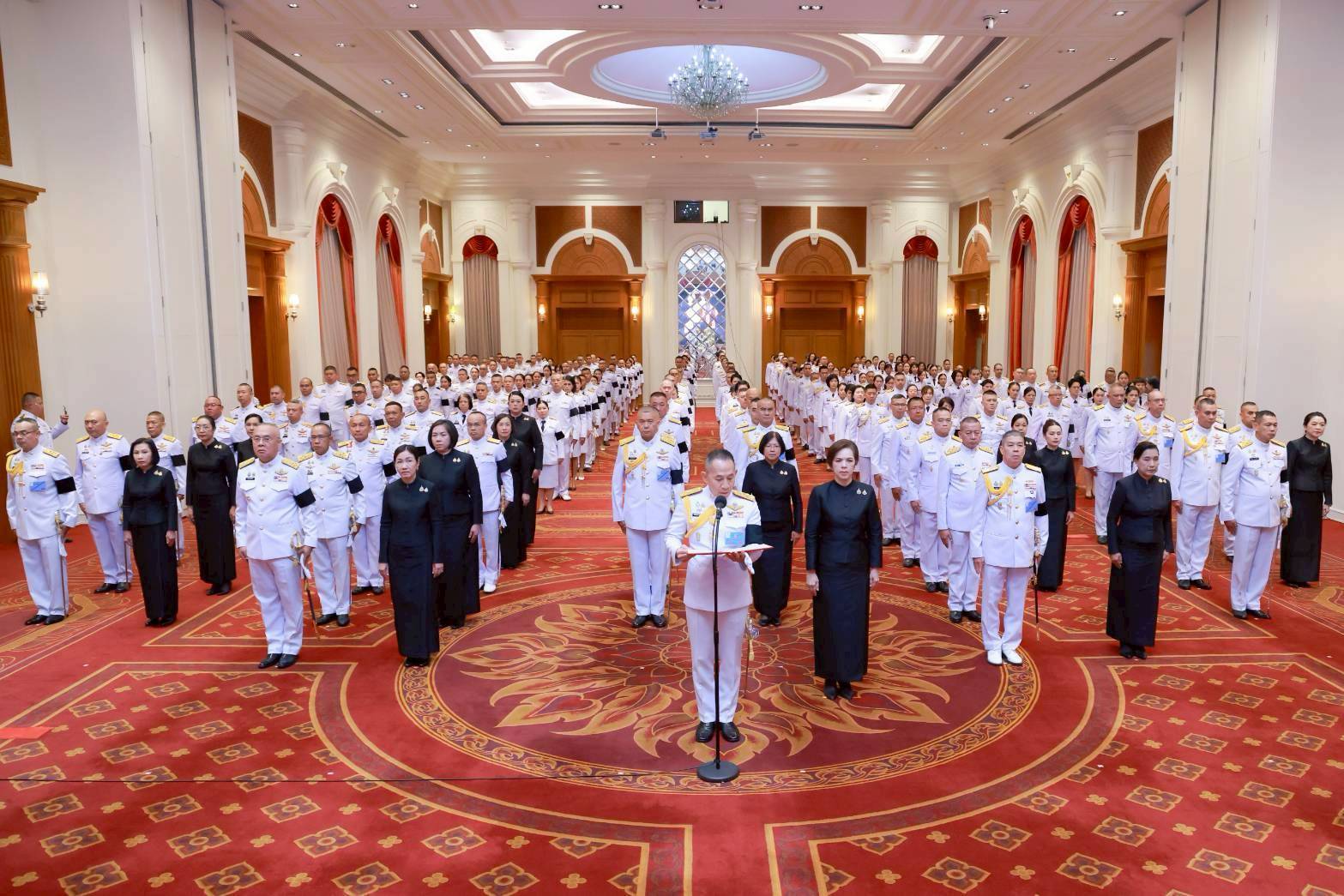 ๗๕ พิธีลงนามถวายความอาลัยสมเด็จพระเจ้าลูกเธอ เจ้าฟ้าพัชรกิติยาภา นเรนทิราเทพยวดี กรมหลวงราชสาริณีสิริพัชร มหาวัชรราชธิดา