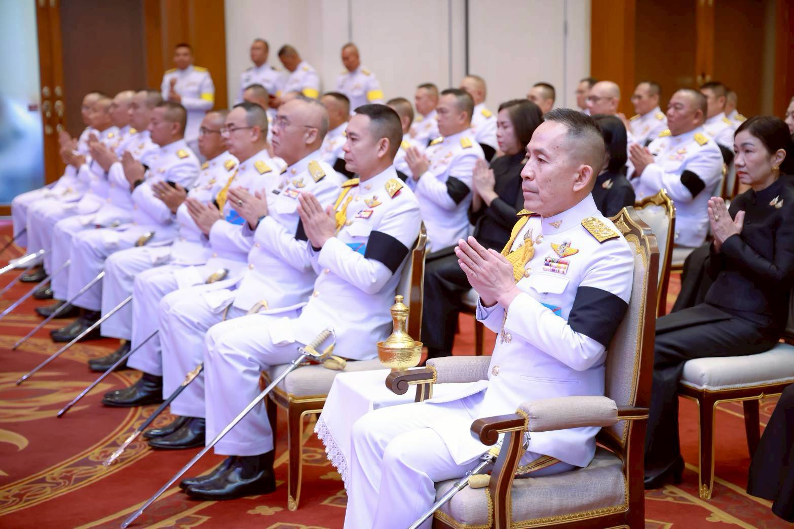 ๗๘ พิธีบำเพ็ญกุศลสัตตมวาร เพื่อถวายเป็นพระกุศลแด่สมเด็จพระเจ้าลูกเธอ เจ้าฟ้าพัชรกิติยาภา นเรนทิราเทพยวดี กรมหลวงราชสาริณีสิริพัชร มหาวัชรราชธิดา ในวาระครบ ๗ วัน แห่งการสิ้นพระชนม์