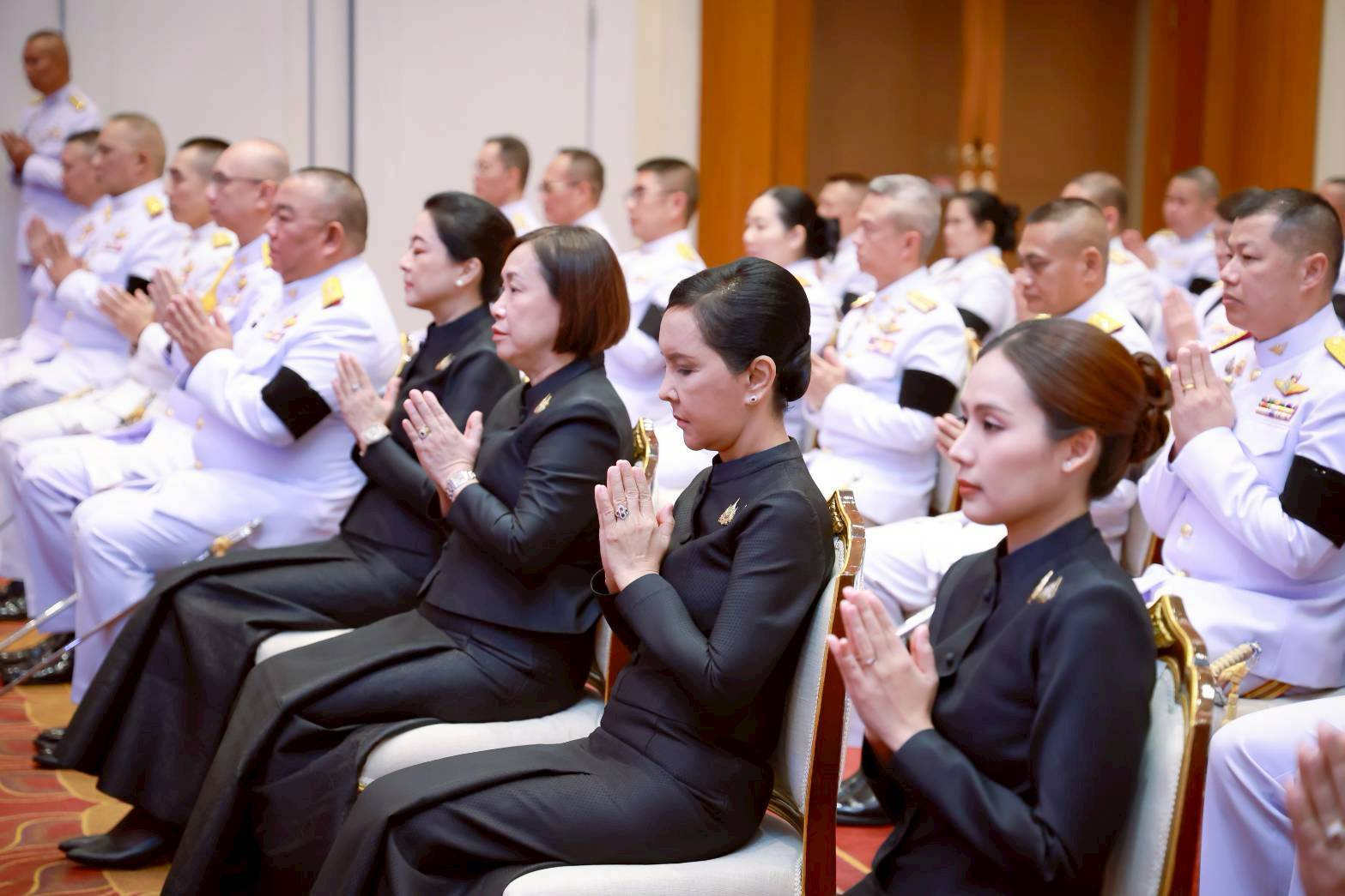 ๗๘ พิธีบำเพ็ญกุศลสัตตมวาร เพื่อถวายเป็นพระกุศลแด่สมเด็จพระเจ้าลูกเธอ เจ้าฟ้าพัชรกิติยาภา นเรนทิราเทพยวดี กรมหลวงราชสาริณีสิริพัชร มหาวัชรราชธิดา ในวาระครบ ๗ วัน แห่งการสิ้นพระชนม์