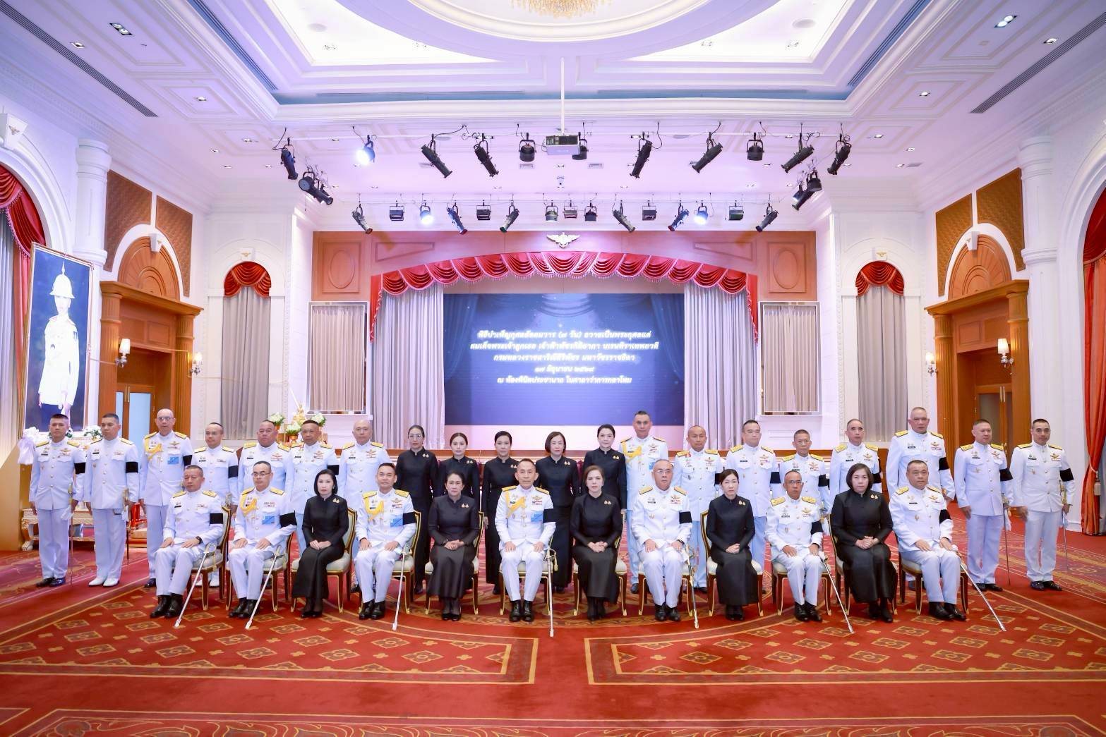 ๗๘ พิธีบำเพ็ญกุศลสัตตมวาร เพื่อถวายเป็นพระกุศลแด่สมเด็จพระเจ้าลูกเธอ เจ้าฟ้าพัชรกิติยาภา นเรนทิราเทพยวดี กรมหลวงราชสาริณีสิริพัชร มหาวัชรราชธิดา ในวาระครบ ๗ วัน แห่งการสิ้นพระชนม์