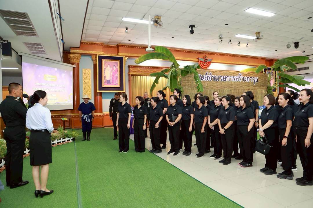 ๘๐ การตรวจเยี่ยมและติดตามความคืบหน้าการดำเนินงานโครงการของสมาคมภริยาข้าราชการสำนักงานปลัดกระทรวงกลาโหม