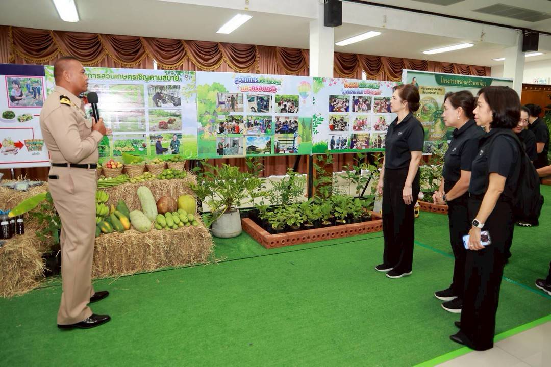 ๘๐ การตรวจเยี่ยมและติดตามความคืบหน้าการดำเนินงานโครงการของสมาคมภริยาข้าราชการสำนักงานปลัดกระทรวงกลาโหม