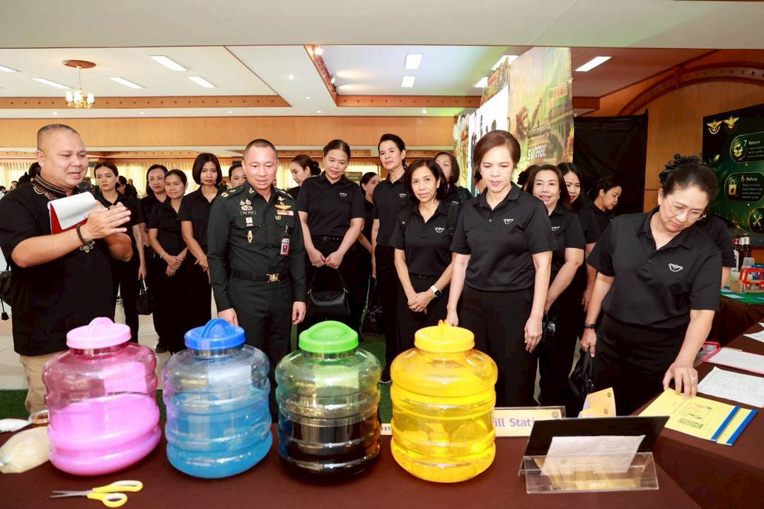 ๘๐ การตรวจเยี่ยมและติดตามความคืบหน้าการดำเนินงานโครงการของสมาคมภริยาข้าราชการสำนักงานปลัดกระทรวงกลาโหม