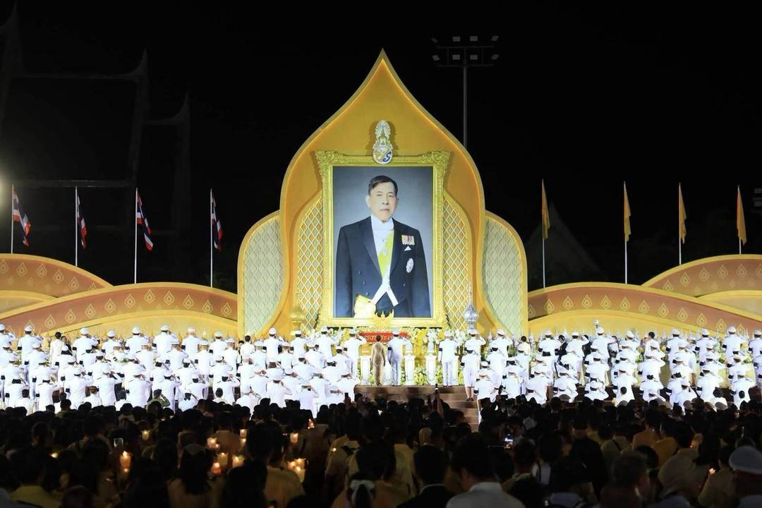 ๙๗ พิธีถวายเครื่องราชสักการะ วางพานพุ่ม และจุดเทียนถวายพระพรชัยมงคล เนื่องในโอกาสวันเฉลิมพระชนมพรรษาพระบาทสมเด็จพระเจ้าอยู่หัว (๒๘ ก.ค.๖๙)