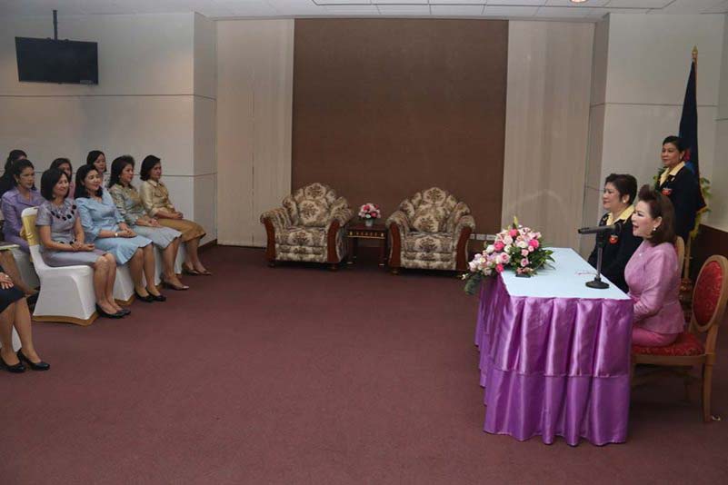 001 พิธี รับ – ส่ง หน้าที่นายกสมาคมภริยาข้าราชการสำนักงานปลัดกระทรวงกลาโหม