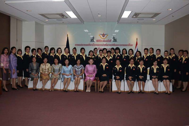001 พิธี รับ – ส่ง หน้าที่นายกสมาคมภริยาข้าราชการสำนักงานปลัดกระทรวงกลาโหม