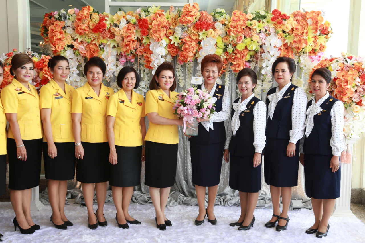 110 นายกสมาคมภริยาฯ พร้อมด้วยคณะกรรมการสมาคมฯ ร่วมงานวันสถาปนาสมาคมภริยาทหารเรือ ครบ ๔๑ ปี