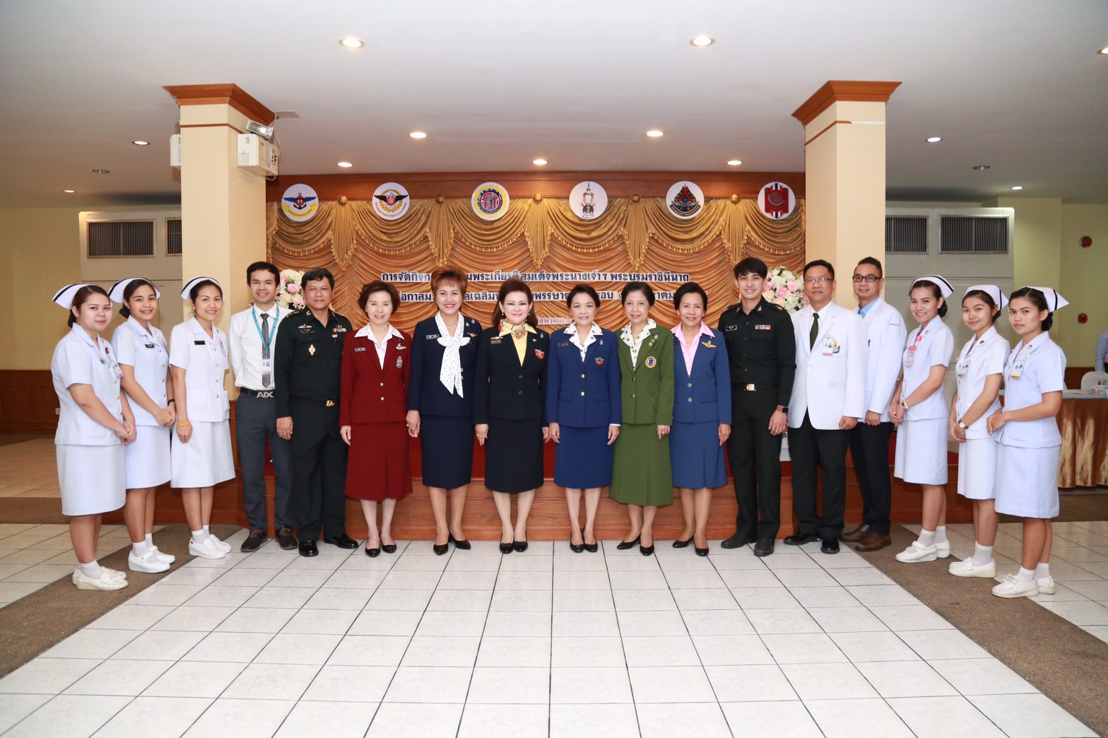 124 สมาคมแม่บ้านเหล่าทัพ ร่วมจัดกิจกรรมเฉลิมพระเกียรติสมเด็จพระนางเจ้าฯพระบรมราชินีนาถ เนื่องในโอกาส มหามงคลเฉลิมพระชนมพรรษา ๘๔ พรรษา