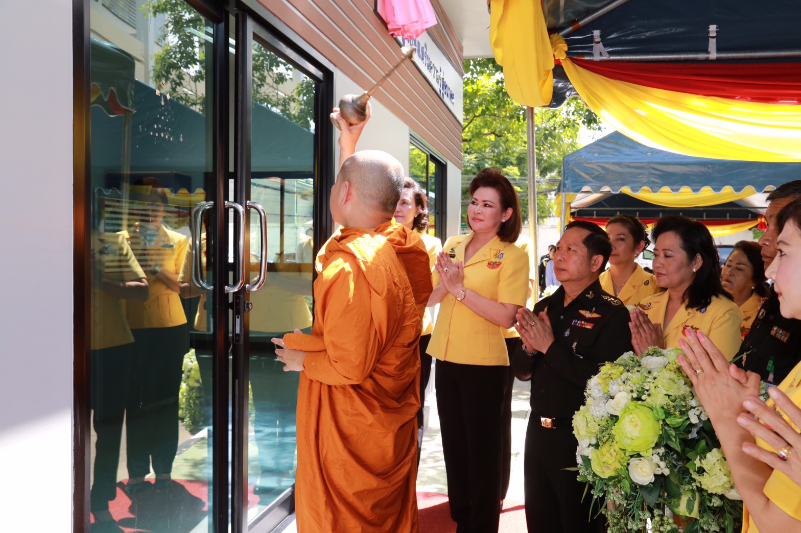 138 นายกสมาคมภริยาฯ เป็นประธานเปิด "ศูนย์ส่งเสริมความรู้สู่อนาคต" อาคารที่พักอาศัย สำนักงานปลัดกระทรวงกลาโหม พื้นที่ประชาชื่น