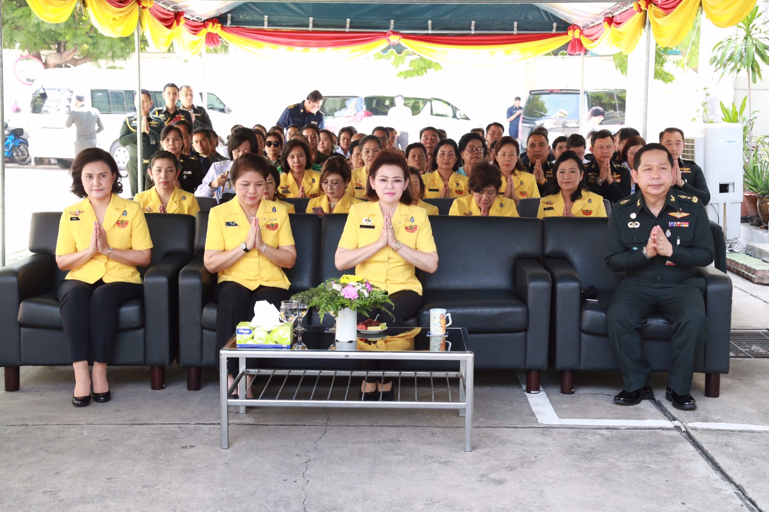 138 นายกสมาคมภริยาฯ เป็นประธานเปิด "ศูนย์ส่งเสริมความรู้สู่อนาคต" อาคารที่พักอาศัย สำนักงานปลัดกระทรวงกลาโหม พื้นที่ประชาชื่น