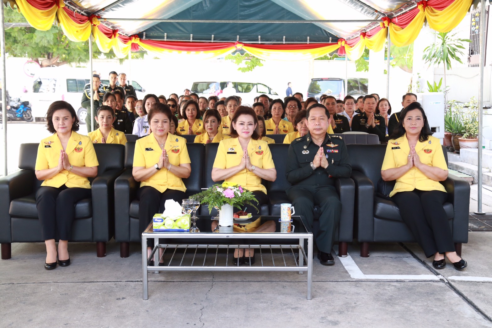138 นายกสมาคมภริยาฯ เป็นประธานเปิด "ศูนย์ส่งเสริมความรู้สู่อนาคต" อาคารที่พักอาศัย สำนักงานปลัดกระทรวงกลาโหม พื้นที่ประชาชื่น
