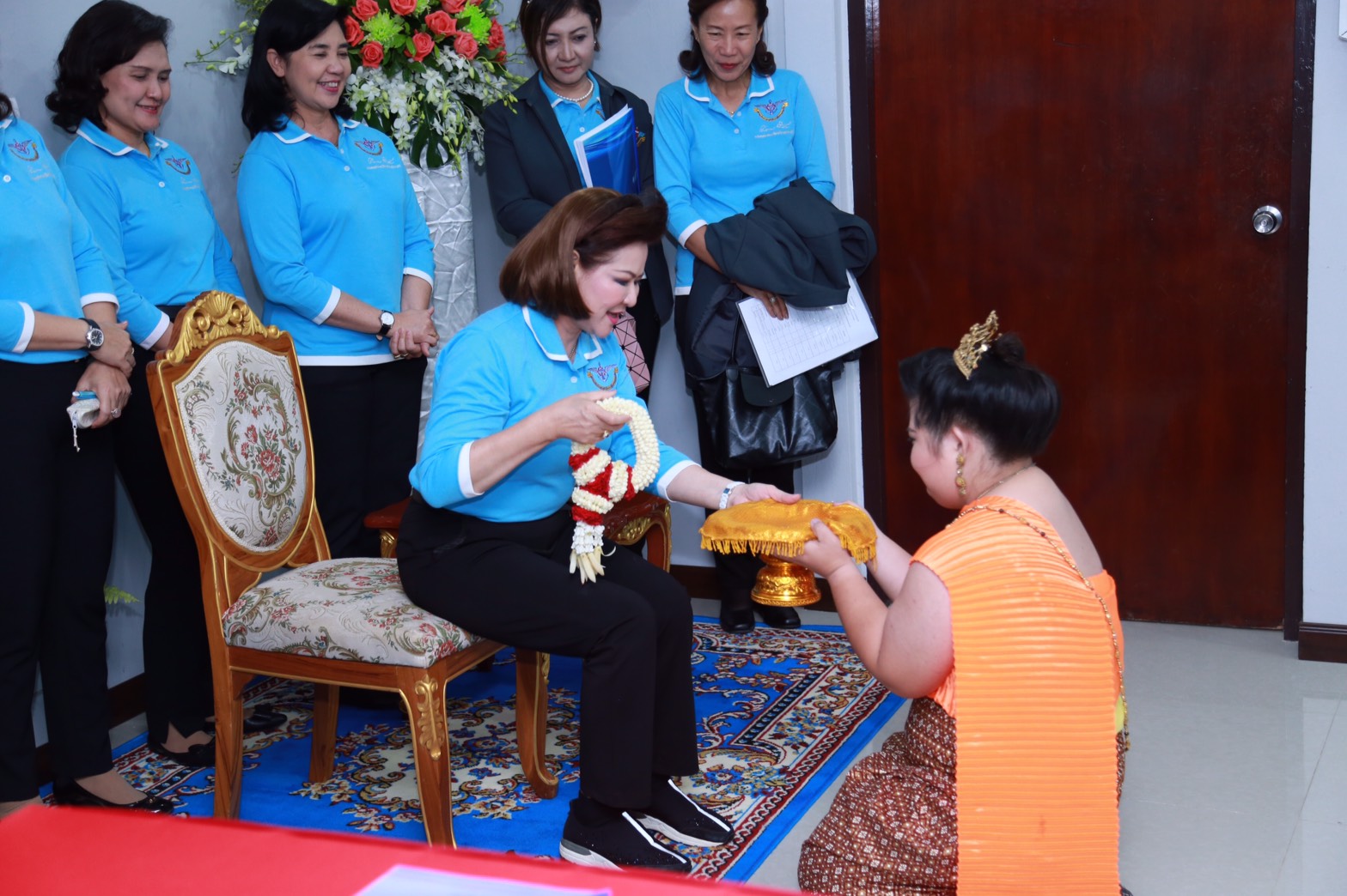 148 นายกสมาคมภริยาฯ นำคณะกรรมการสมาคมภริยาฯ เข้าเยี่ยมโครงการ "สานรัก สานฝัน รางวัลแด่น้อง" ของ โรงงานวัตถุระเบิดทหาร จังหวัดนครสวรรค์