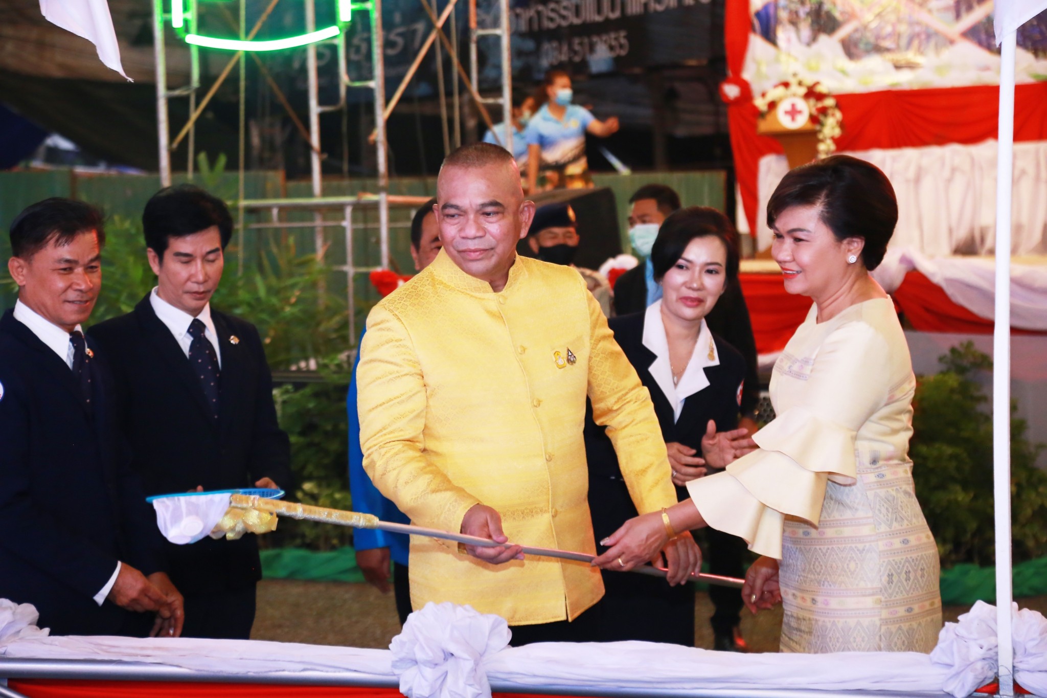 ๐๒๐ นายกสมาคมฯ ร่วมพิธีเปิดงานสัปดาห์สะพานข้ามแม่น้ำแควและงานกาชาดจังหวัดกาญจนบุรี ประจำปี ๒๕๖๓