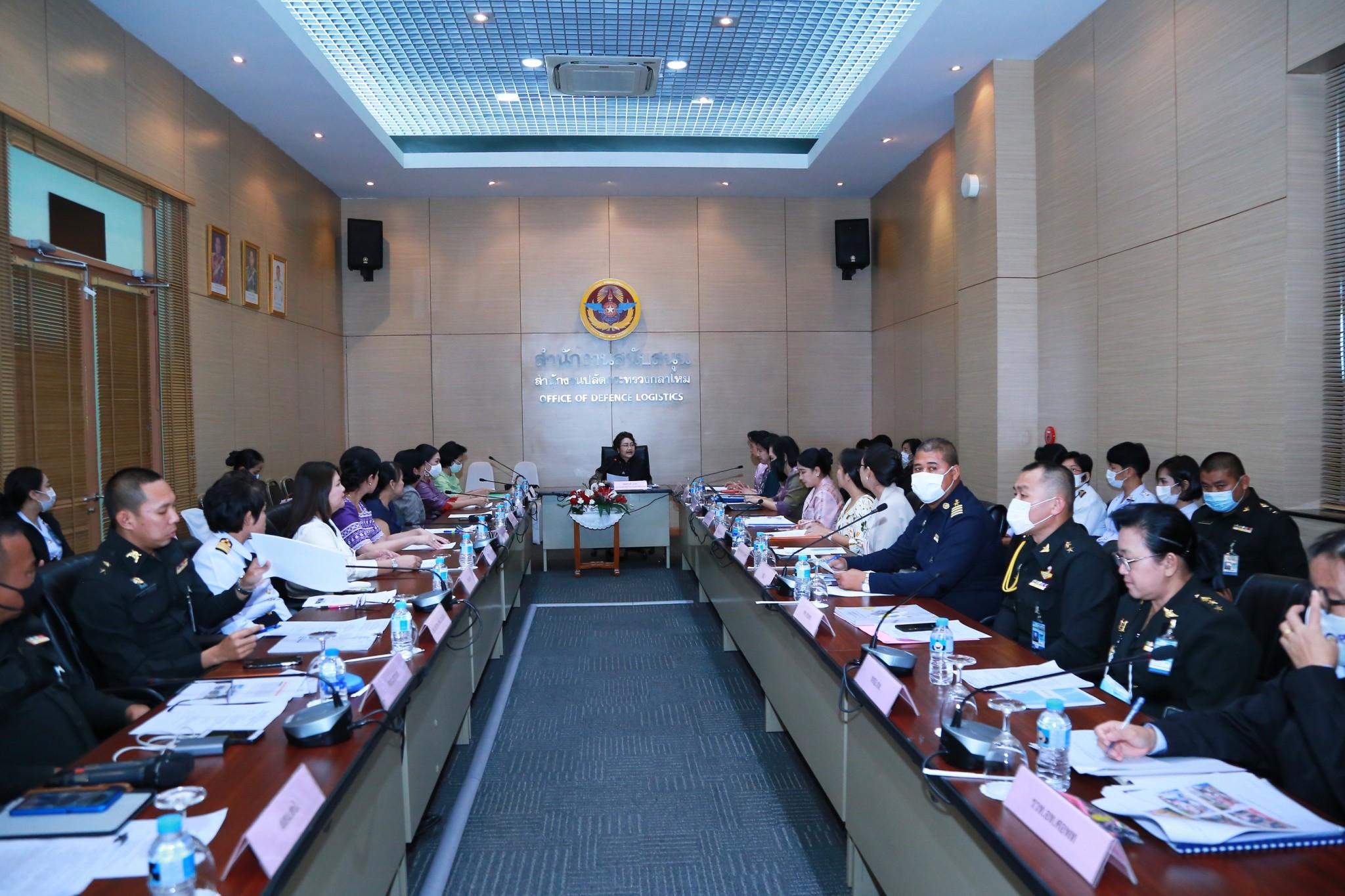 ๐๑๗ การประชุมโครงการของสมาคมฯ เพื่อรับฟังรายงานผลการดำเนินงาน ในปีที่ผ่านมา ของหน่วยขึ้นตรงในสังกัดสำนักงานปลัดกระทรวงกลาโหม และมอบนโยบายในการจัดกิจกรรมโครงการปี ๒๕๖๔