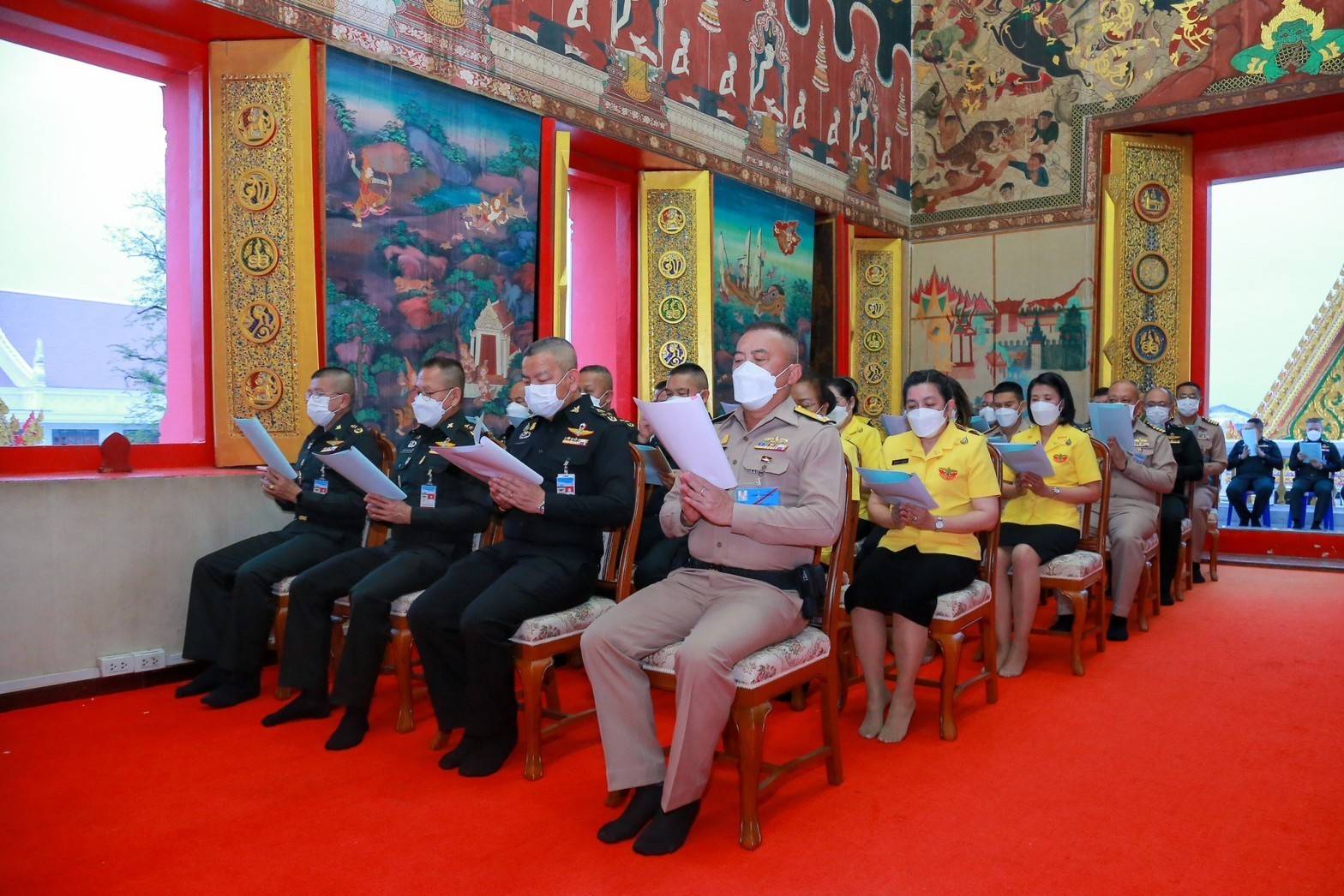 ๐๕๙ พิธีเจริญพระพุทธมนต์ถวายพระพรชัยมงคลแด่ สมเด็จพระเจ้าลูกเธอ เจ้าฟ้าพัชรกิติยาภา นเรนทิราเทพยวดี กรมหลวงราชสาริณีสิริพัชร มหาวัชรราชธิดา