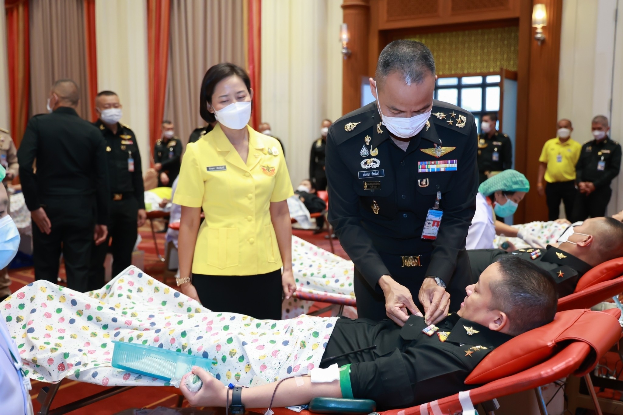 ๑๒๙ คณะกรรมการสมาคมฯ ร่วมกิจกรรมบริจาคโลหิตถวายเป็นพระราชกุศล