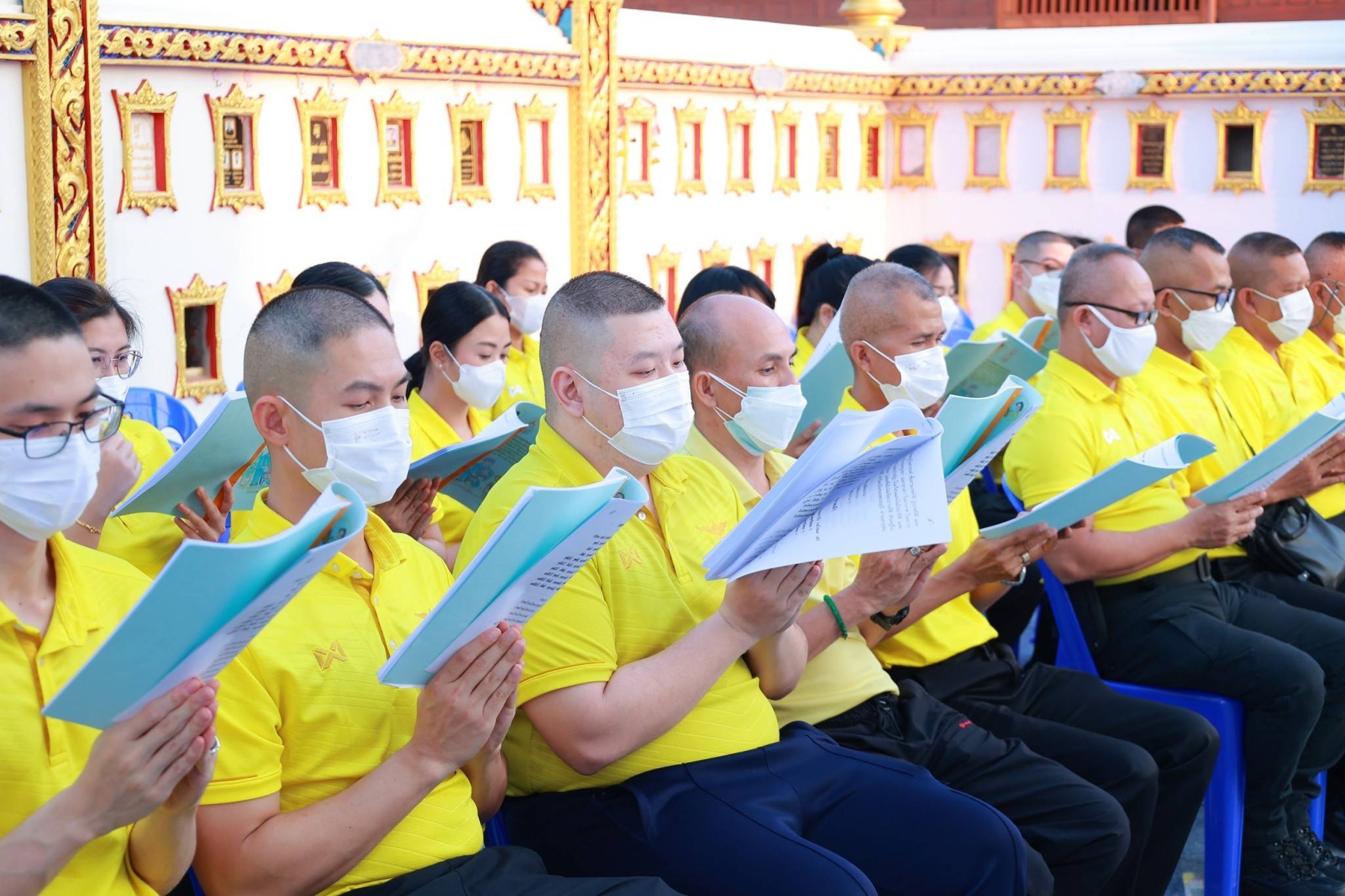 ๐๘๐ พิธีเจริญพระพุทธมนต์ถวายพระพรชัยมงคลแด่ สมเด็จพระเจ้าลูกเธอ เจ้าฟ้าพัชรกิติยาภา นเรนทิราเทพยวดี กรมหลวงราชสาริณีสิริพัชร มหาวัชรราชธิดา