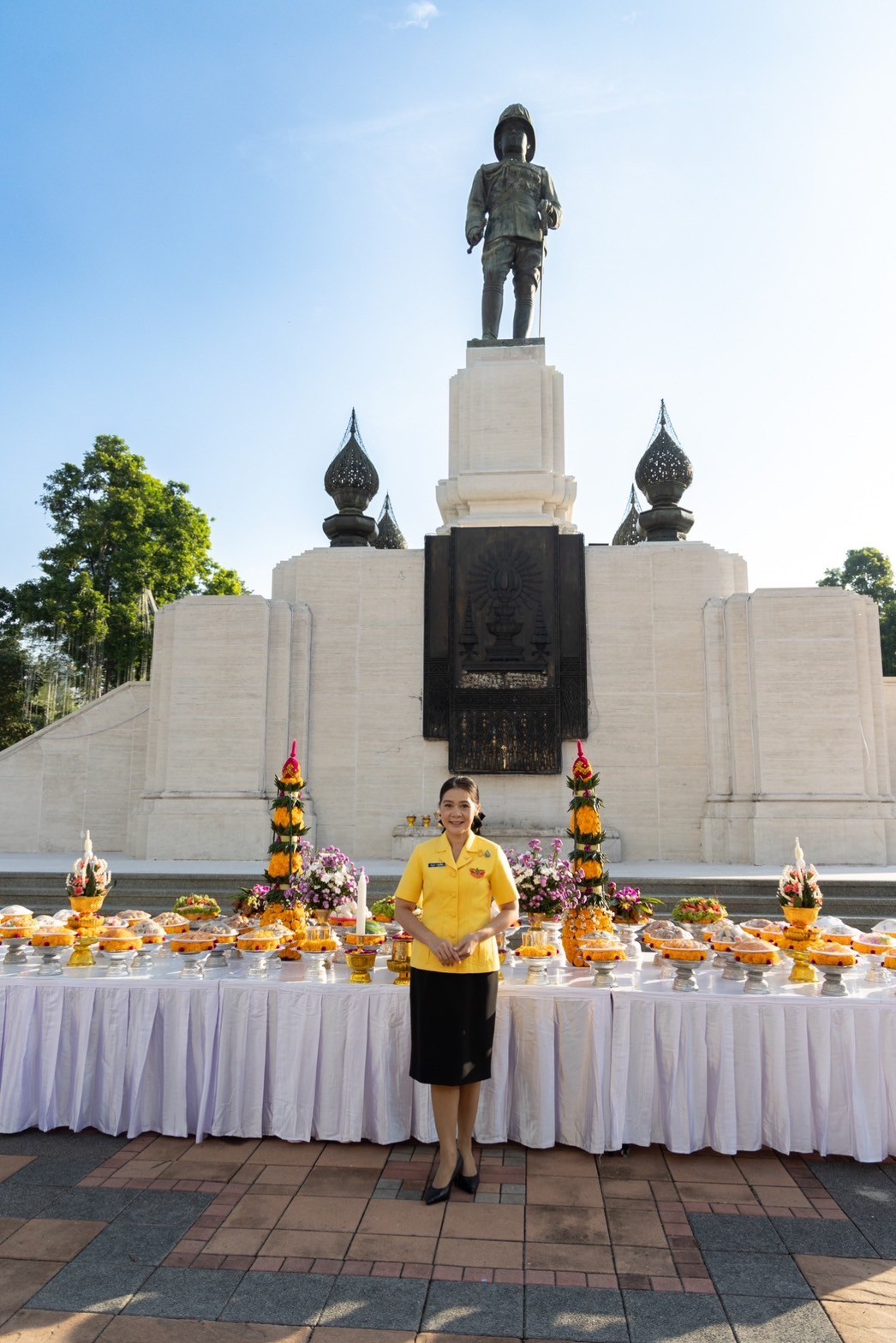 ๐๓๔ พิธีบวงสรวงพระบรมราชานุสรณ์พระบาทสมเด็จพระมงกุฎเกล้าเจ้าอยู่หัว รัชกาลที่ ๖ งานวันกาชาด ๑๐๐ ปี พุทธศักราช ๒๕๖๖ (๖ ธ.ค.๖๖)