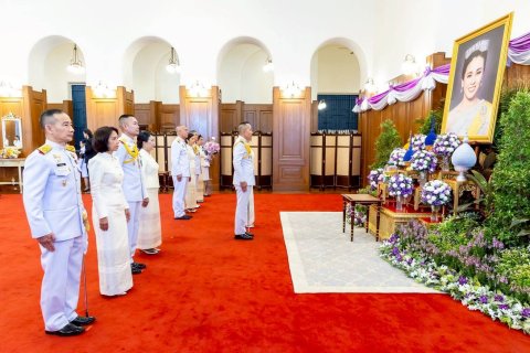 ๖๙ พิธีลงนามถวายพระพรชัยมงคล เนื่องในโอกาสมหามงคลเฉลิมพระชนมพรรษา ๔ รอบ สมเด็จพระนางเจ้าฯ พระบรมร...