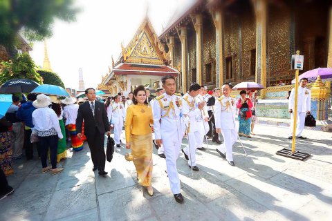 101 ปลัดกระทรวงกลาโหมและนายกสมาคมภริยาข้าราชการสำนักงานปลัดกระทรวงกลาโหมปฏิบัติภารกิจเนื่องในงานพ...