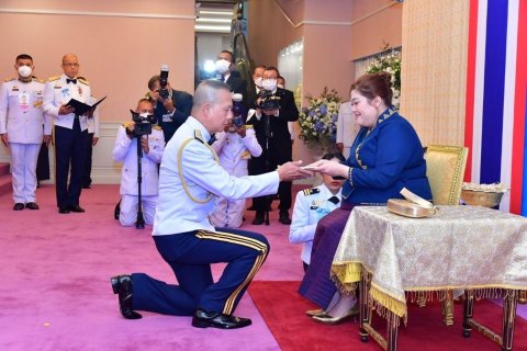 ๑๑๖ ผู้แทนปลัดกระทรวงกลาโหม และนายก สคภ.สป. เฝ้ารับเสด็จพระเจ้าวรวงศ์เธอ พระองค์เจ้าสิริภาจุฑาภร...